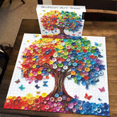 Button Art Tree Jigsaw Puzzle 1000 Stücke